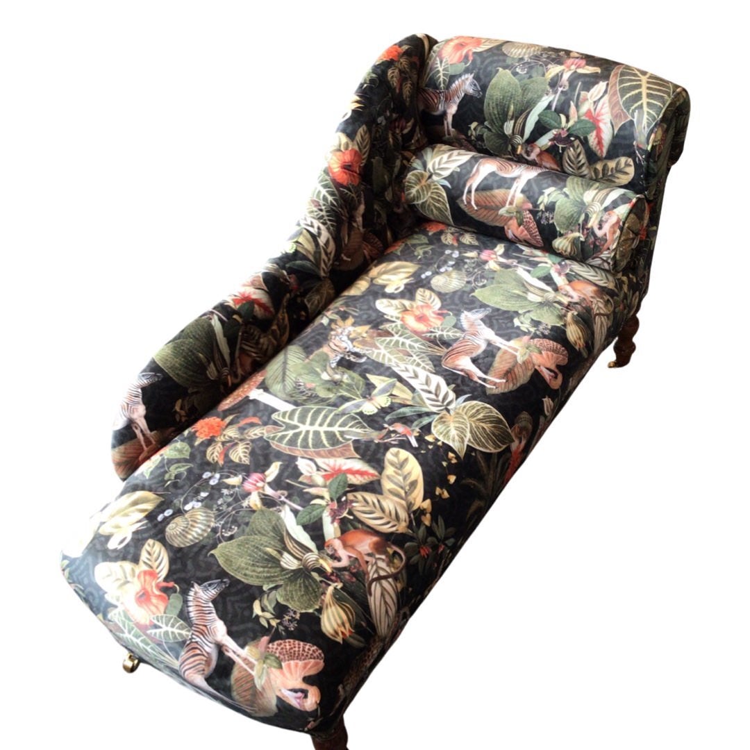 Jungle Velvet Chaise Lounge An Independent Zebra Gift Shop