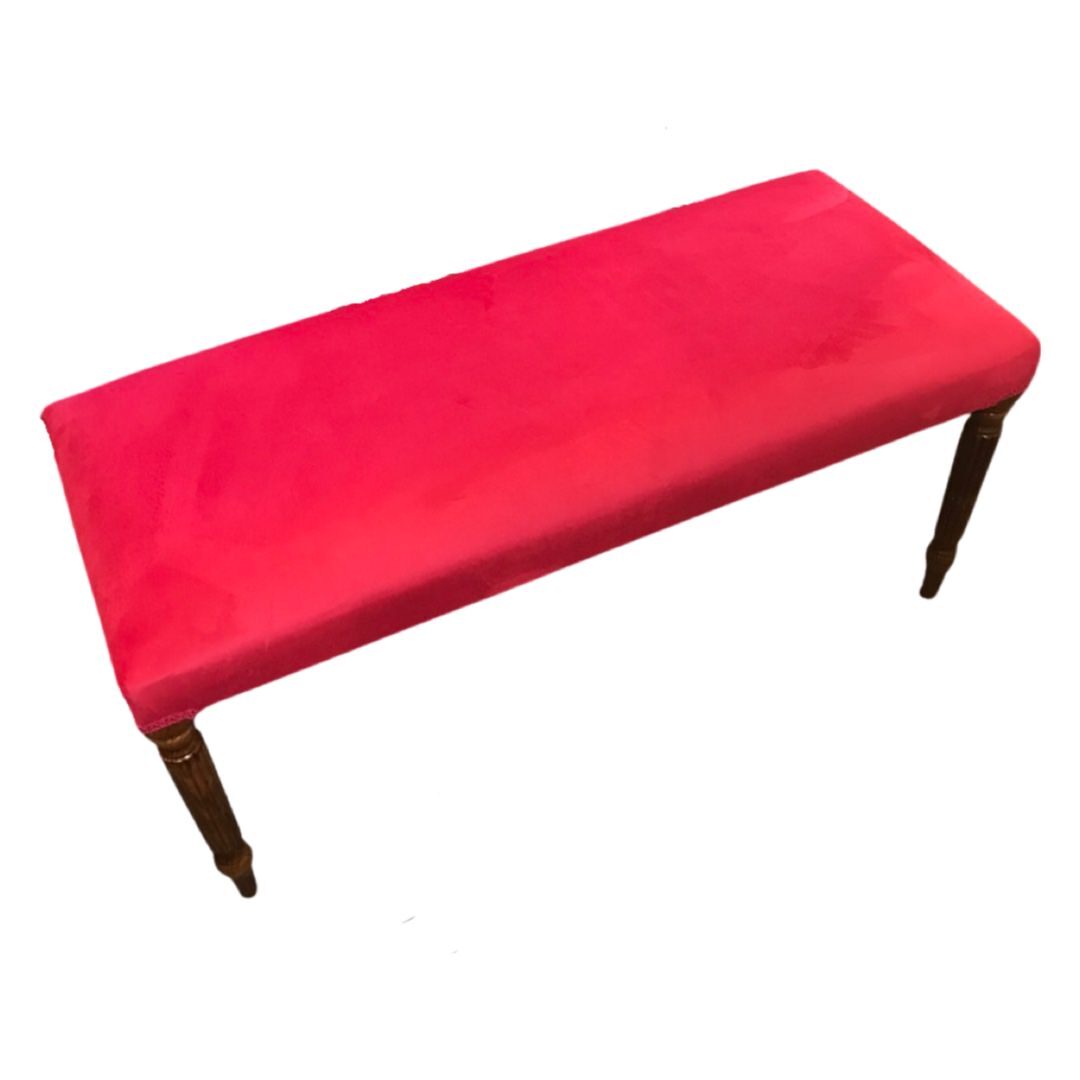 Raspberry Pink Velvet Bench An Independent Zebra Gift Shop